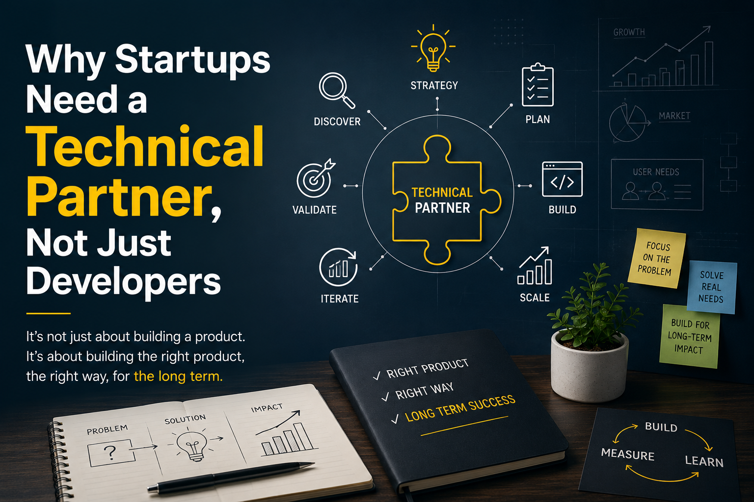Why Startups Need a Technical Partner, Not Just Developers
