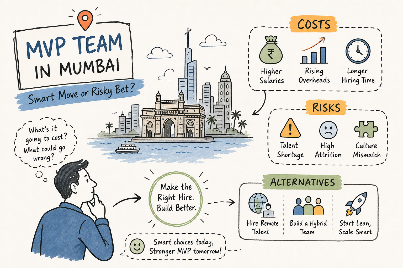 Hiring an MVP Team in Mumbai: Costs, Risks & Alternatives